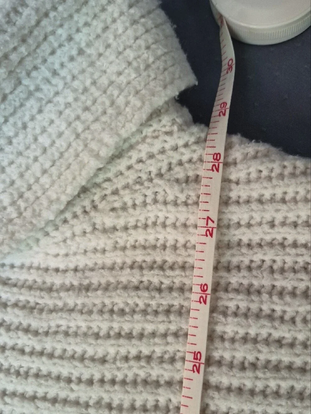 Anthropologie Pilcro Cream Cowl Neck Sweater Womens S Oversized Rib Knit Capsule